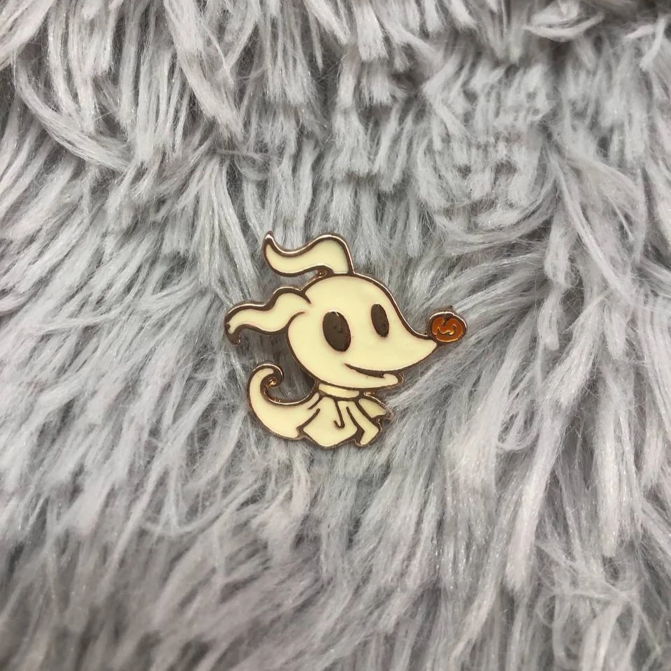 Собака-призрак вечеринка на Хэллоуин кошмар жуткий питомец одежда булавка