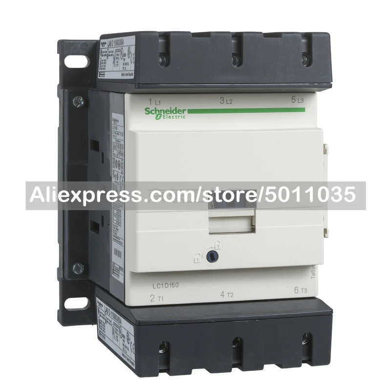 

LC1D150M7 Schneider Electric imported TeSys D series three-pole AC contactor, 150A, 220V, 50/60Hz; LC1D150M7