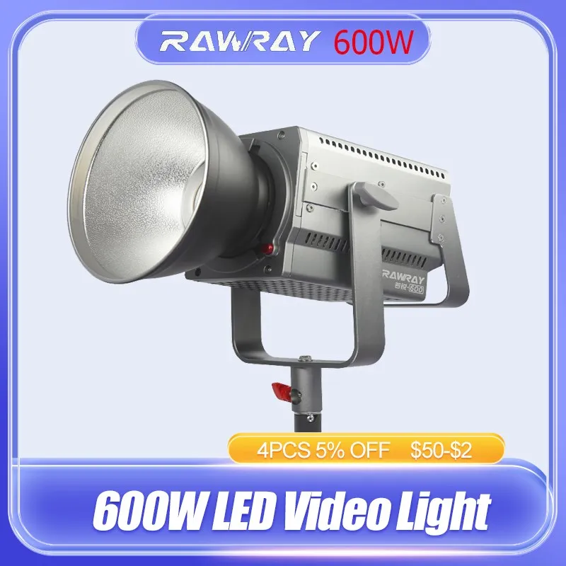 

Rawray 150W 350W 600W Photography Video Fill Light Film Television Photography Led COB Fill Light For Live Studio Lamp