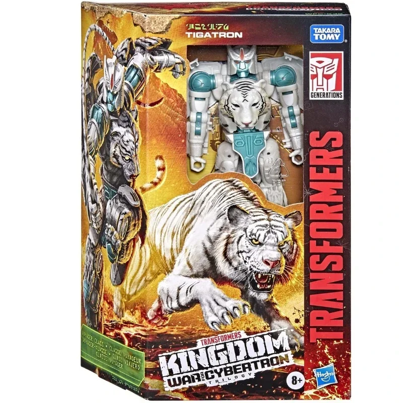 Оригинальный TM Transformer G Series Kingdom WFC-K35 Белый Тигр Коллекционная фигурка Аниме Робот