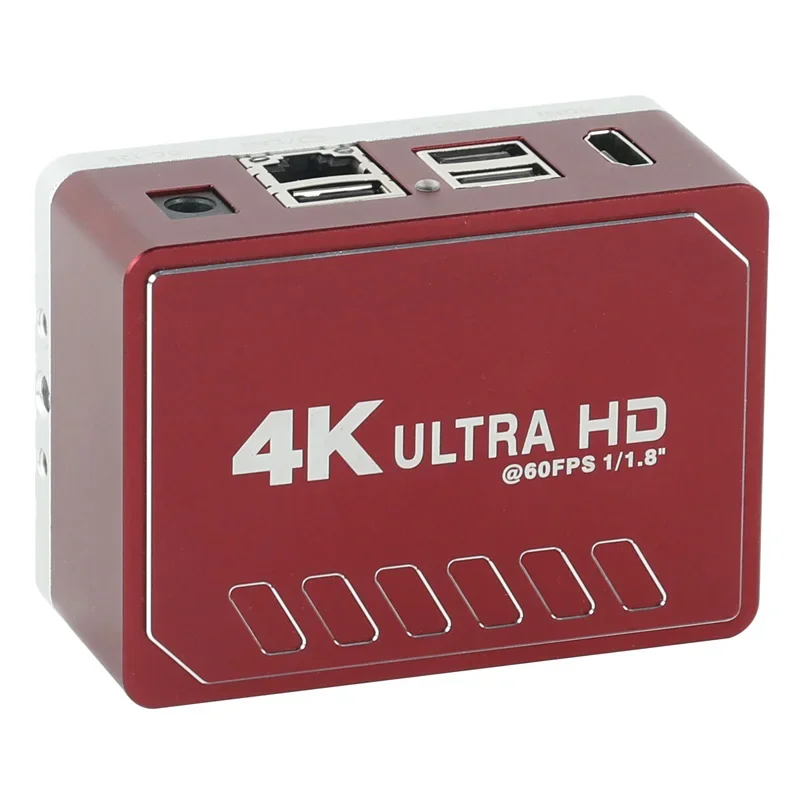 UHD 8MP 4K HDMI USB LAN промышленный микроскоп измерительная камера цифровая электронная