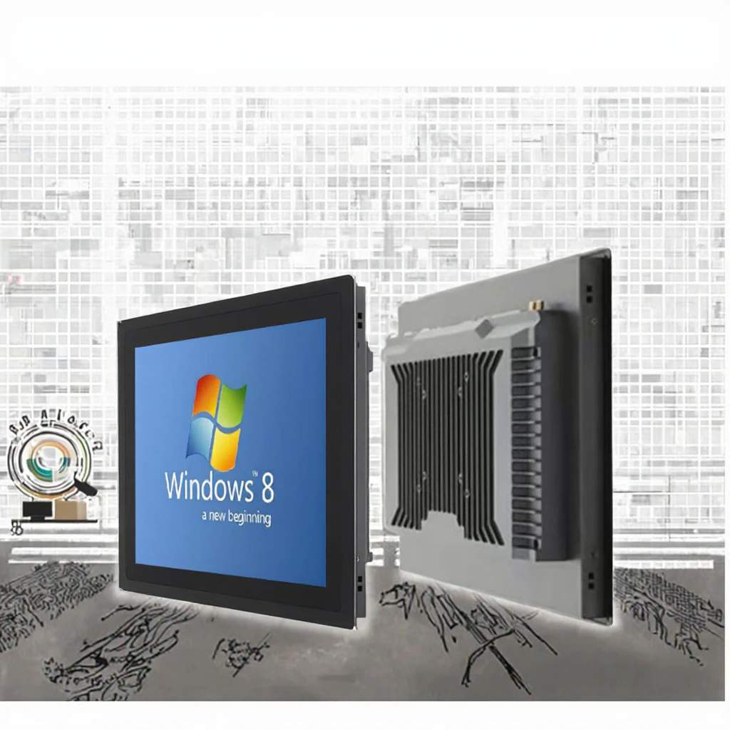 Фото Мини-ПК ZHICHUN 15 дюймов с сенсорным экраном, интерактивный планшет на Android/Linux, встраиваемая система, процессор I5/i3, безвентиляторное охлаждение, ЖК-дисплей №3