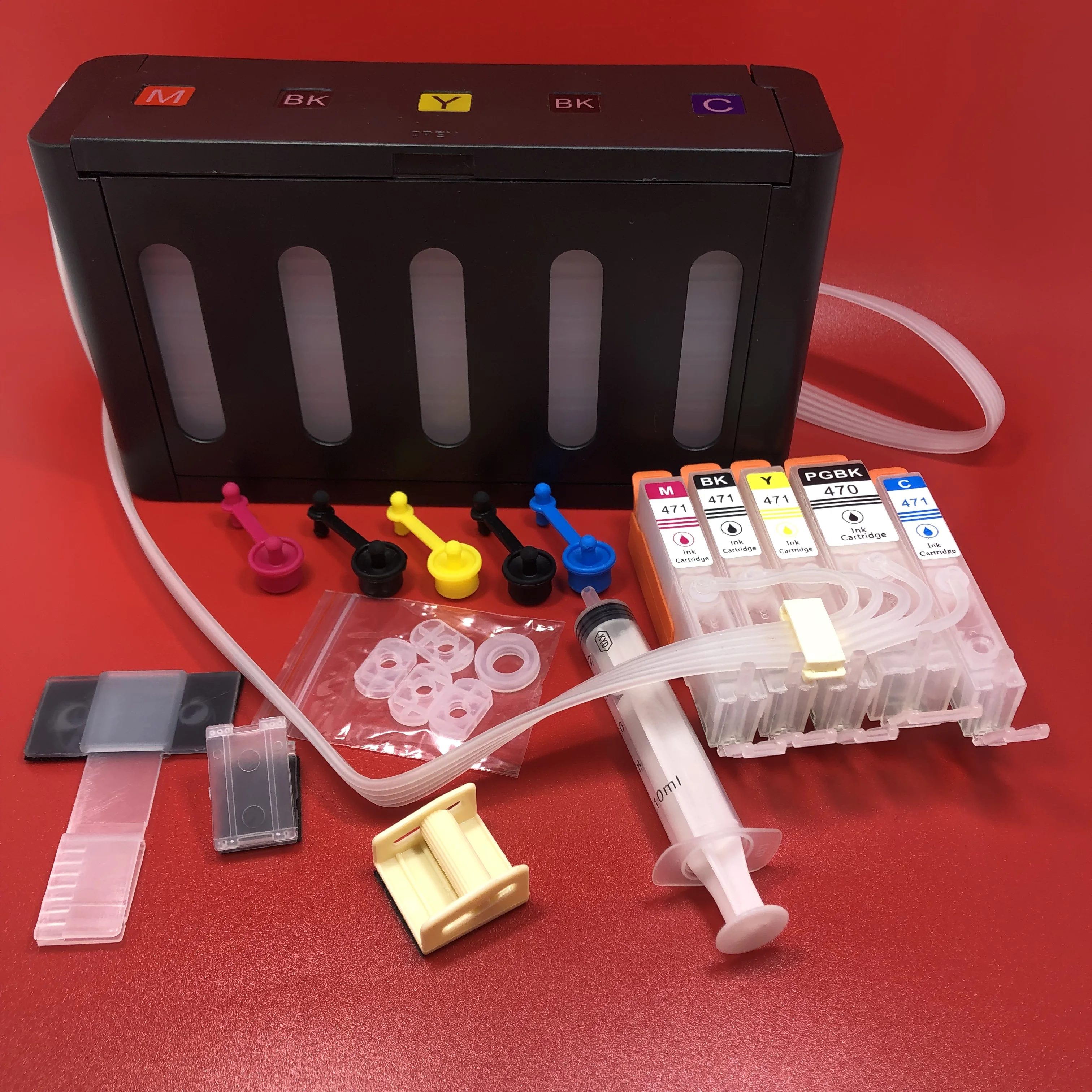 

PGI-470XL Luxurious CISS Ink Cartridge with ARC PGI-470 CLI-471 for Canon PIXMA MG6840 MG5740 TS5040 TS6040 MG7740 TS8040 TS9040