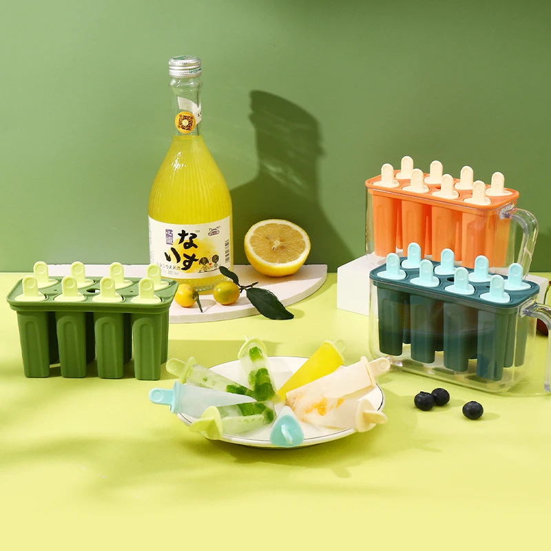 

Форма для мороженого, 8 цветов, популярная форма для мороженого, силиконовая палочка для приготовления домашнего мороженого.