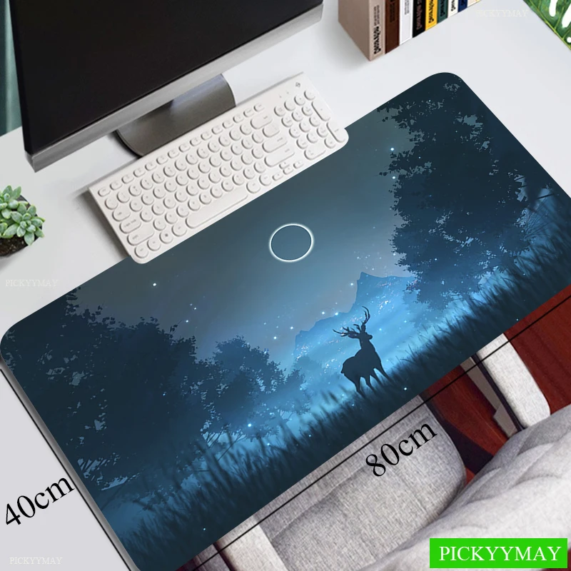 

Black White Art Large Mat Gaming Mouse Pad Big Gamer Mousepad 50x100cm Rubber Keyboard Mats Desk Pad Mat Table Carpet Mausepad