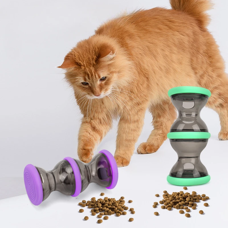 1PC Oller Feeder New Educational Toys For Cats And Dogs Dumbbells To Entertain Yourself Snack Machine Pet Supplies