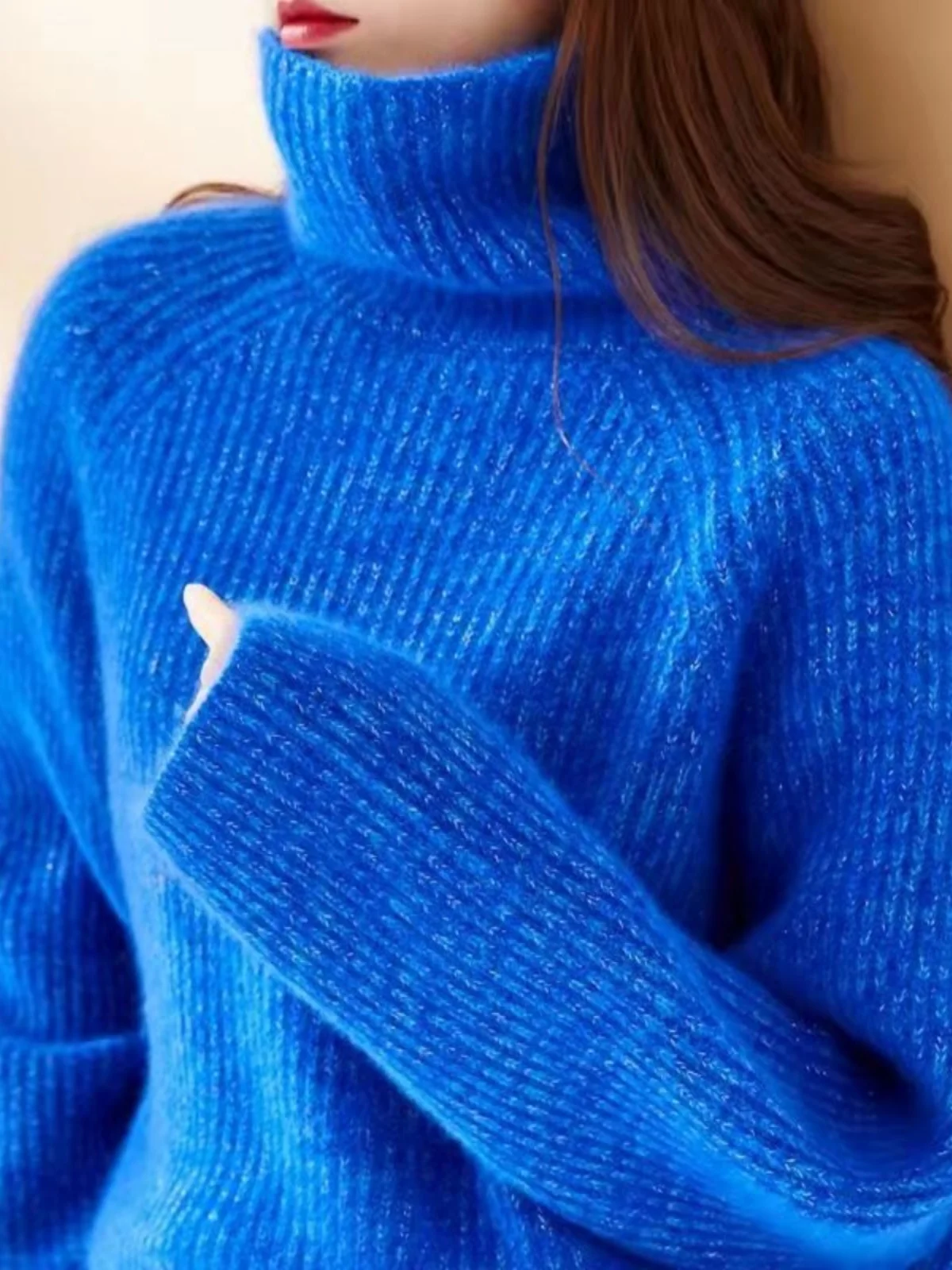 Свитер женский новинка 2024 осенне-зимняя водолазка верхняя одежда без рукавов