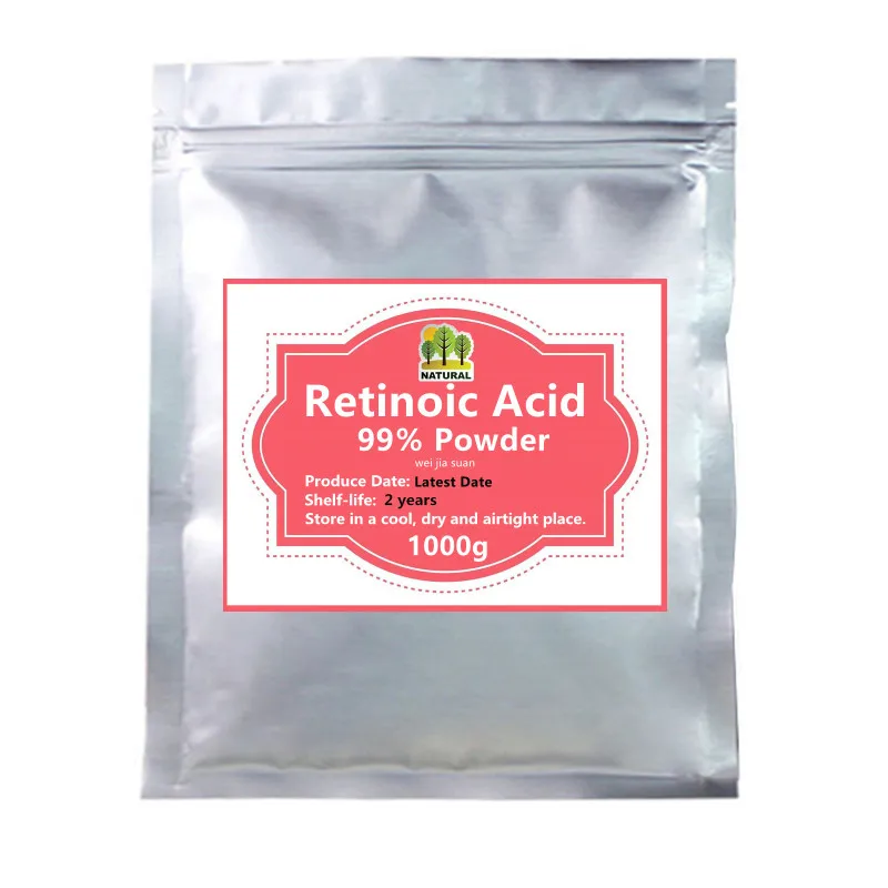 

50-1000g High Quality Retinoic Acid Powder(99% Retinoic Acid Cream)Vitamin A,Whiten Skin,Treat Acne and Reduce Wrinkles