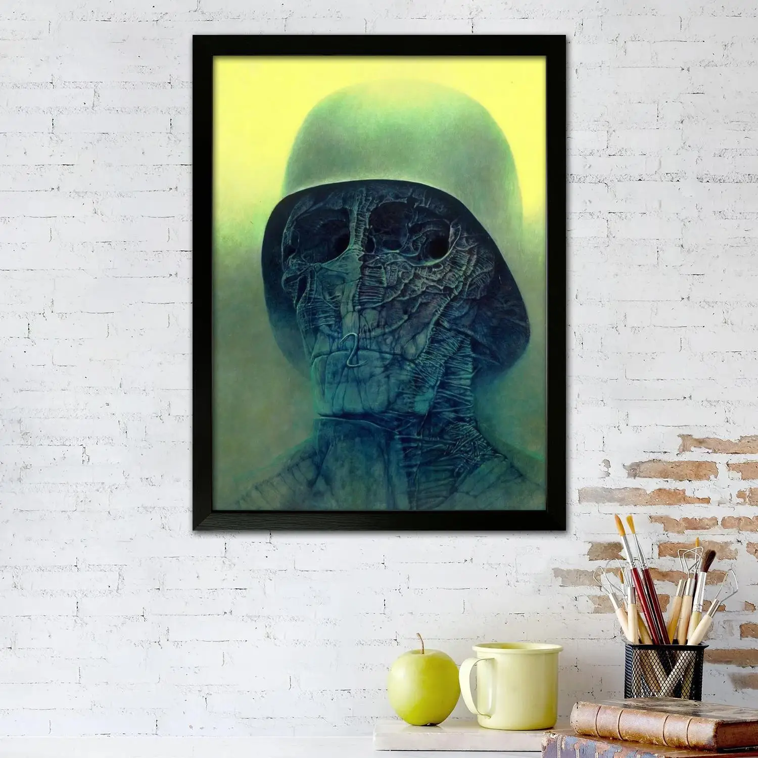 Zdzislaw Beksinski холст художественный постер настенная художественная картина с