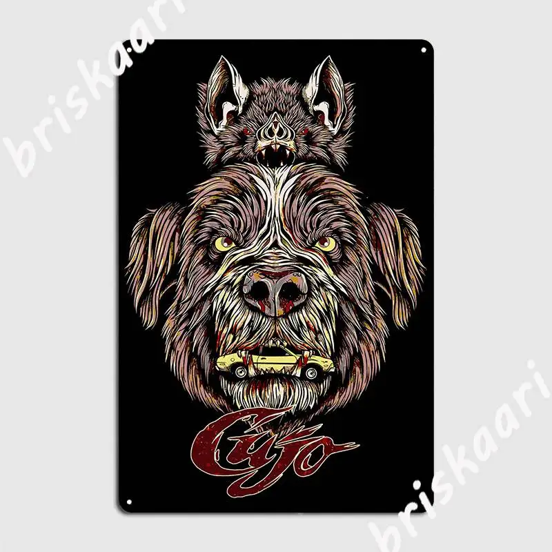 

Cujo Metal Sign Cinema Kitchen Classic Cave pub Plaques Tin sign Poster