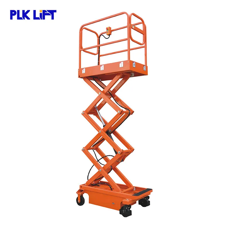 Простой и дешевый ручной электрический ножничный подъемник для мужчин |