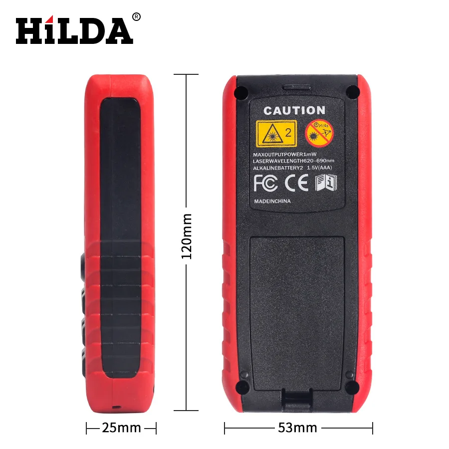 Высокоточный лазерный дальномер HiLDA 100 м 80 60 40 для измерения расстояния |