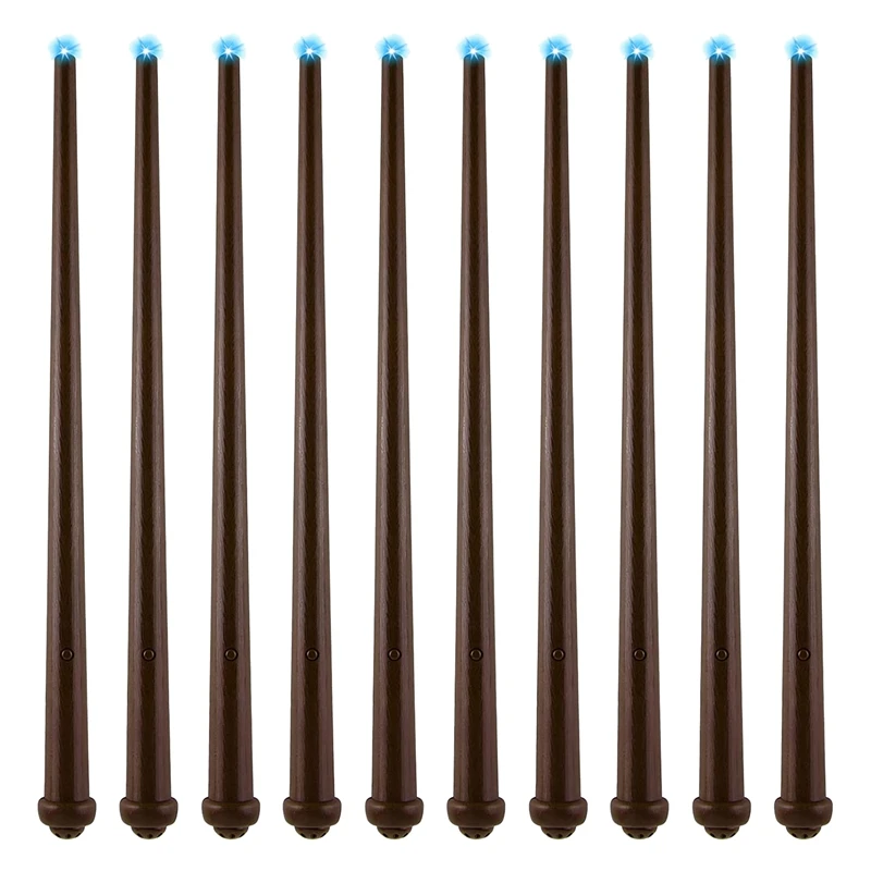 

10 Pcs Light Up Wands Sound Toy Witch Wands For Cosplay Masquerade Party Costume Accessory