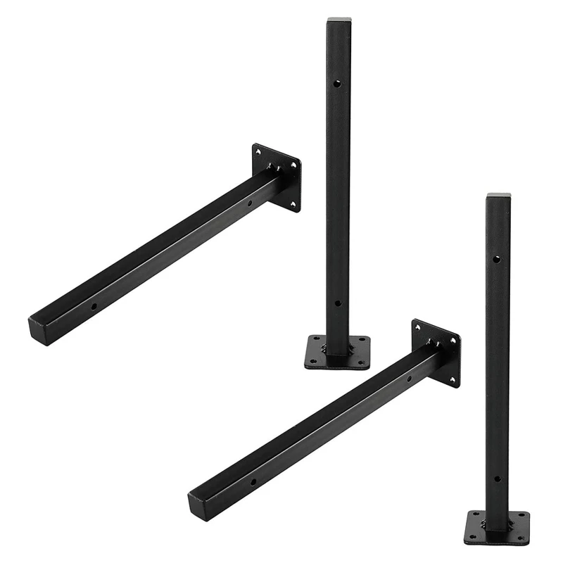 

Heavy Duty Floating Shelf Brackets-300Mm Blind Industrial Shelf Supports,Wall Mounted Concealed Hardware Brace (4 Pack)