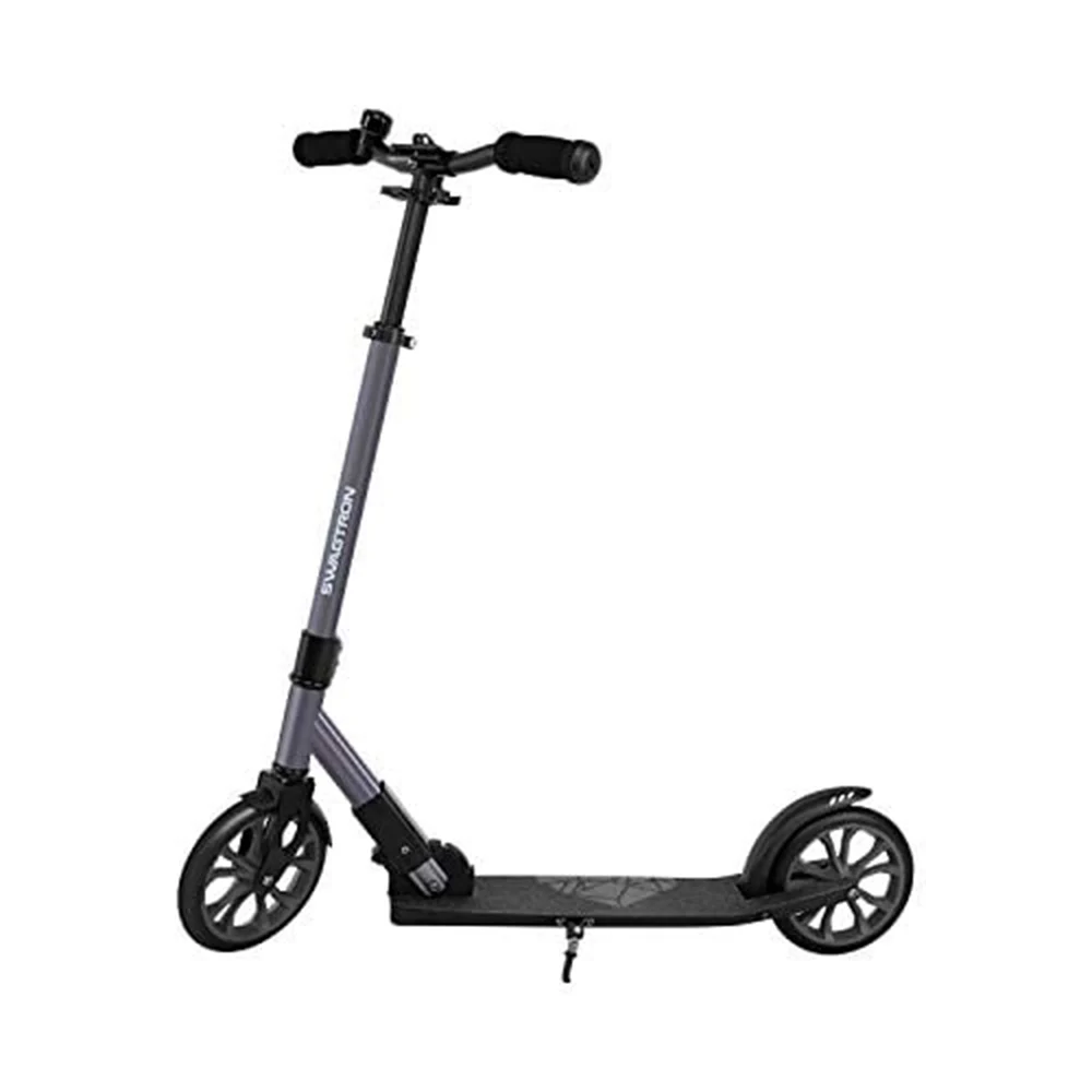 New Electric Scooter Kick Scooter for Adults, Teens, Lightweight Height-Adjustable Shock-absorbing Anti-skid Folding Scooter