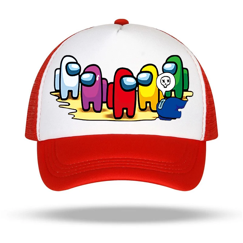 

Детские шапки, бейсболки для игры между нами, хлопковые шапки от солнца для мальчиков и девочек, крутые Новые шапки от солнца для малышей, дл...