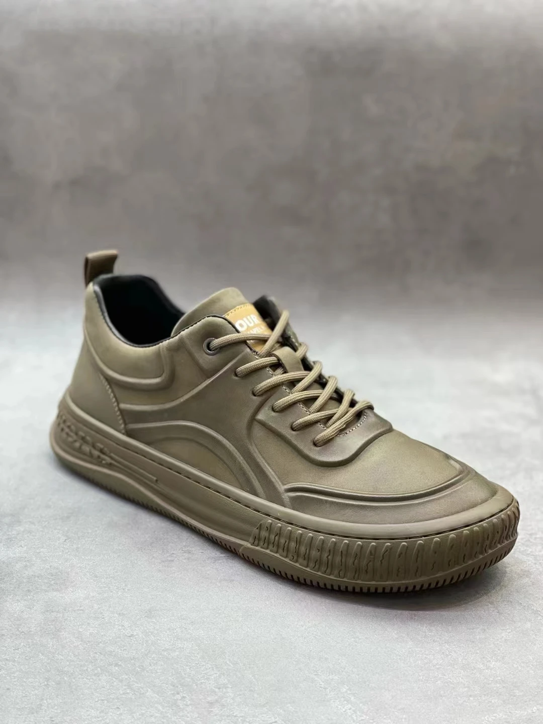 22-03 Новая легкая роскошная мужская обувь из высококачественной натуральной кожи