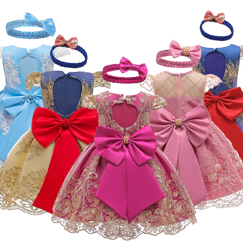 

בנות שמלת סט אלגנטי נסיכת ילדי כלה הילדים שמלות בנות מסיבת יום הולדת בגדי חג המולד בגימור חינם