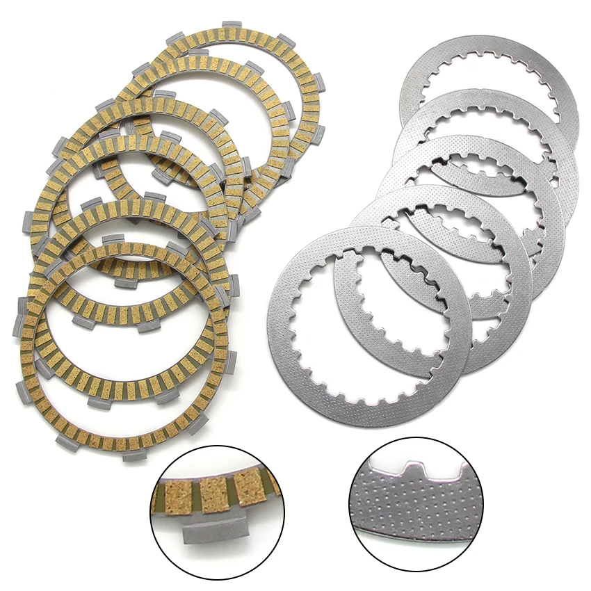 Фрикционные диски сцепления для мотоцикла Honda VT500 ED/EF VRX400T NC33 NV400 Shadow 400 NT400 Bros NC25