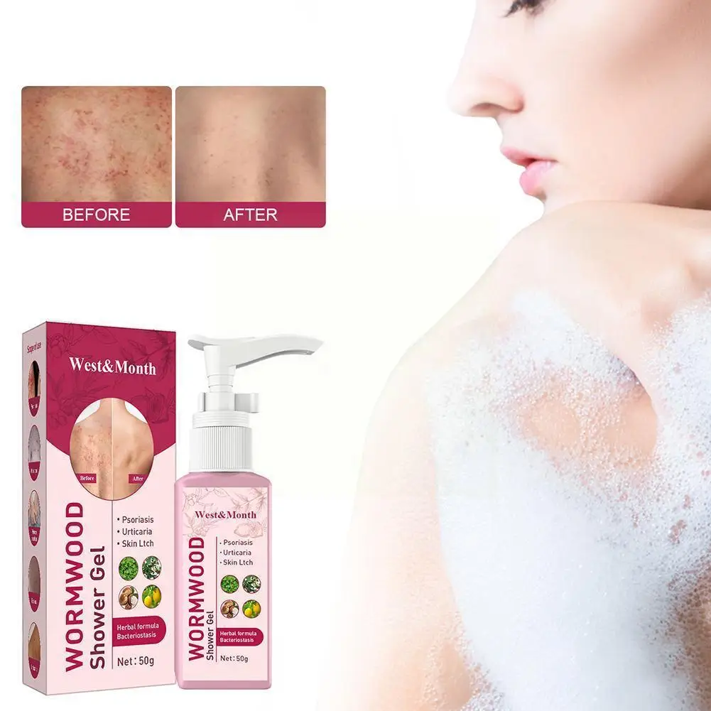 

Wormwood Bacteriostatic Anti Itching Shower Gel 50g Gentle Care For Skin C7E5