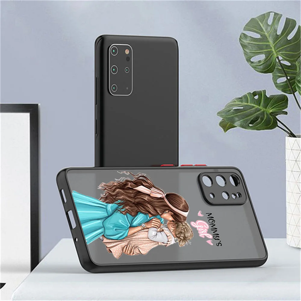 Чехлы для Redmi 9 9a 9c 10c 10a Note 7 10 9s 8t Xiaomi 9T 10T Pro коричневые волосы малышка девочка