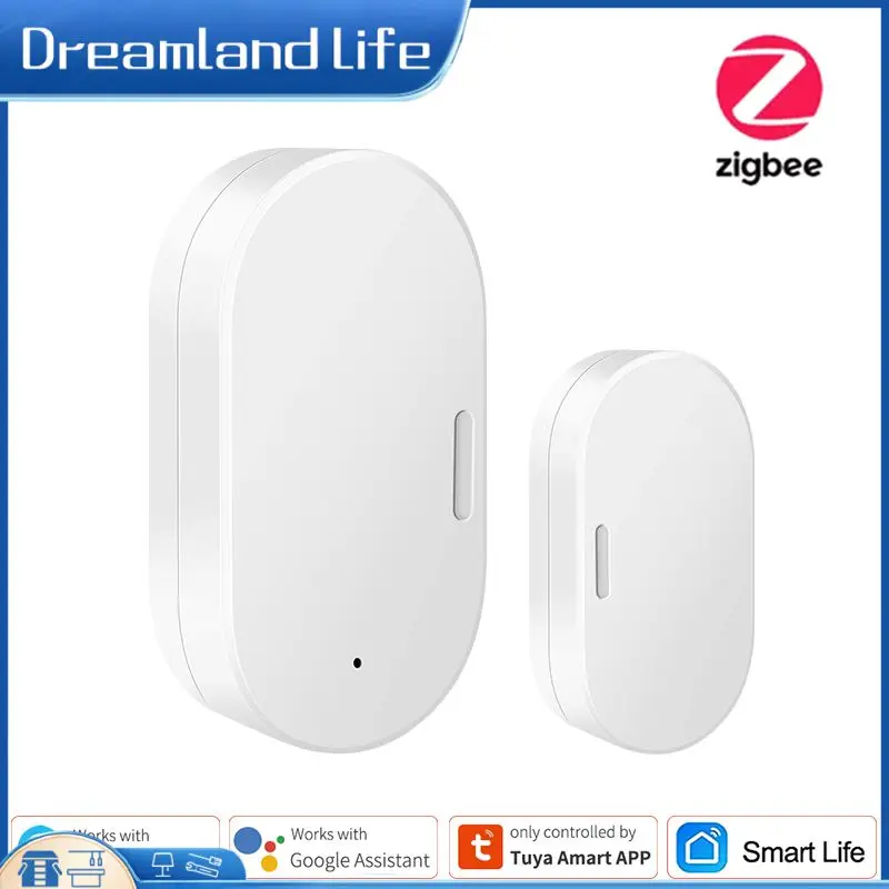 

Door Window Magnetic Sensor Smart Home Alexa Door Detectors Wireless Remote Monitoring Smart Security Alarms Zigbee Google Home