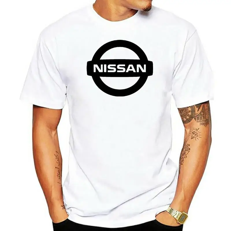 

New Fashion Summer Men T-Shirts Nissan Car Logo Summer Short Sleeve High quality Cotton Men's T-shirt+shorts
