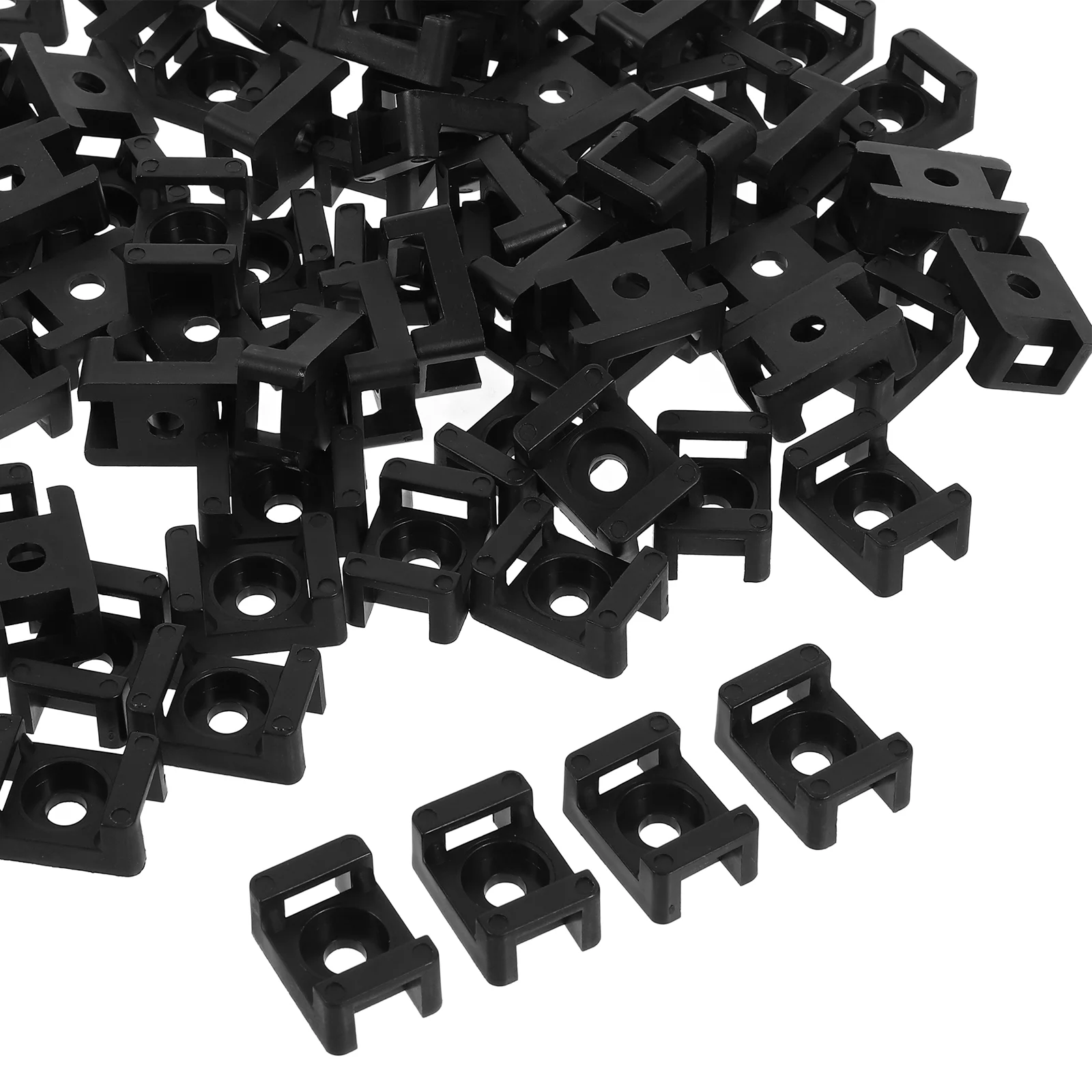 100 шт. держатель для проволоки седло типа крепления базовые кабельные стяжки на