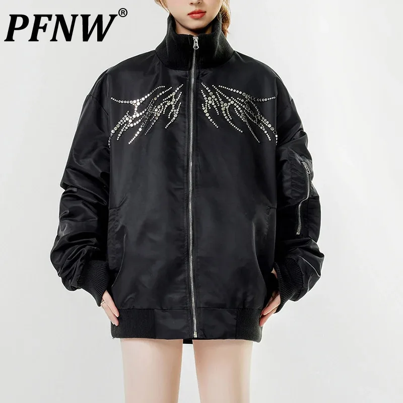 PFNW дизайнерская куртка с кисточками и бисером мужская американская уличная
