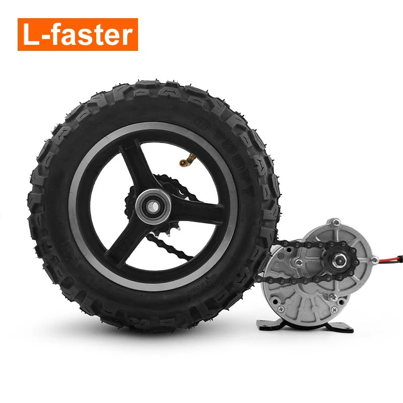 L-faster 10-дюймовый двойной привод надутое колесо Электрический конверсионный