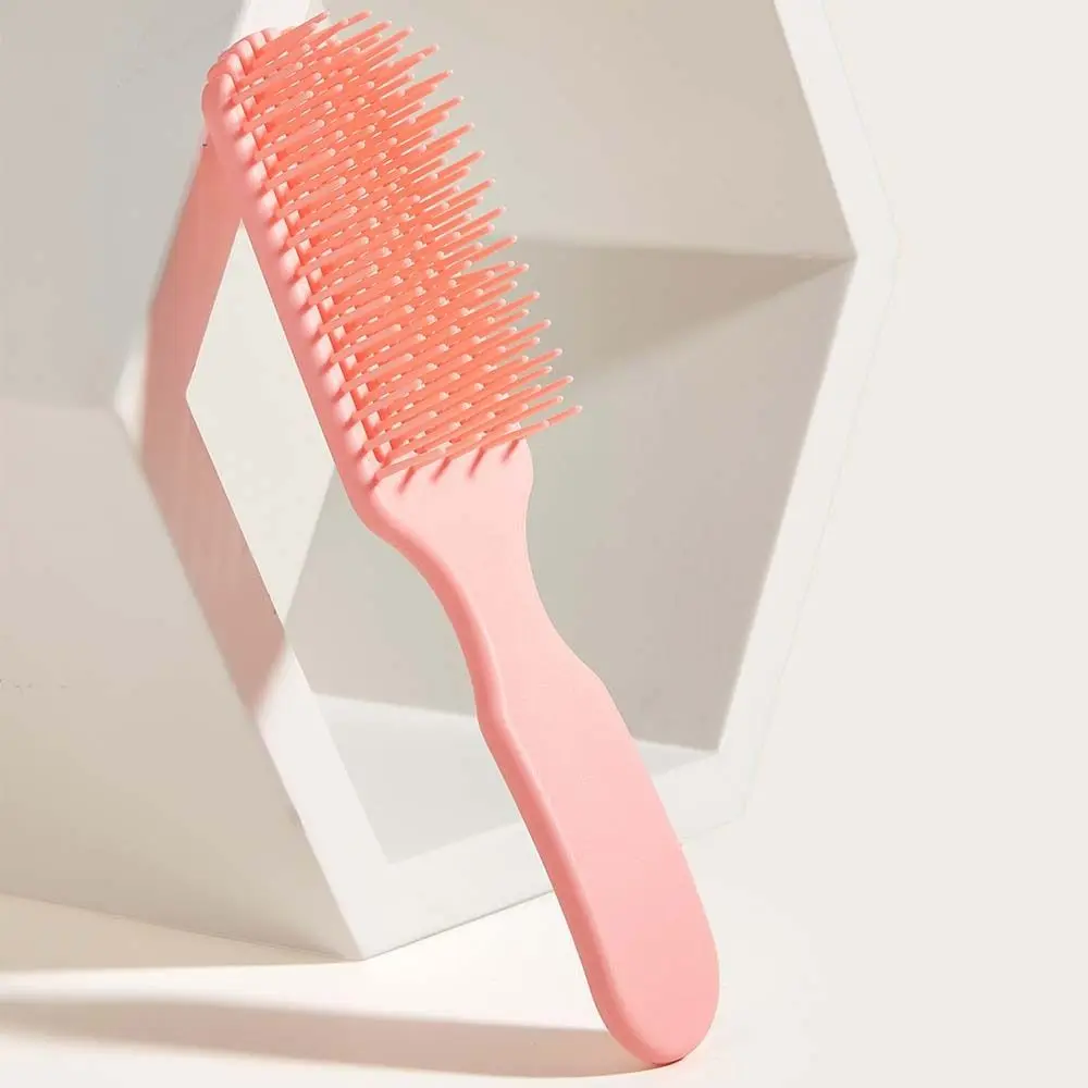 

1Pc Candy Color Hair Comb Nine Claw Comb Scalp Massage Handle Hair Brush Girl Hair Accessories Styling Tool