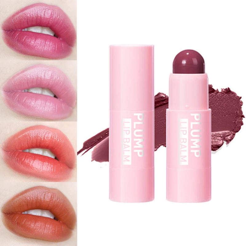 

4 Colors Waterproof Big Mouth Nude Matte Lipsticks Long Lasting Lip Stick Lip Plumping Sexy Lip Balm Red Velvet Lipsticks Makeup