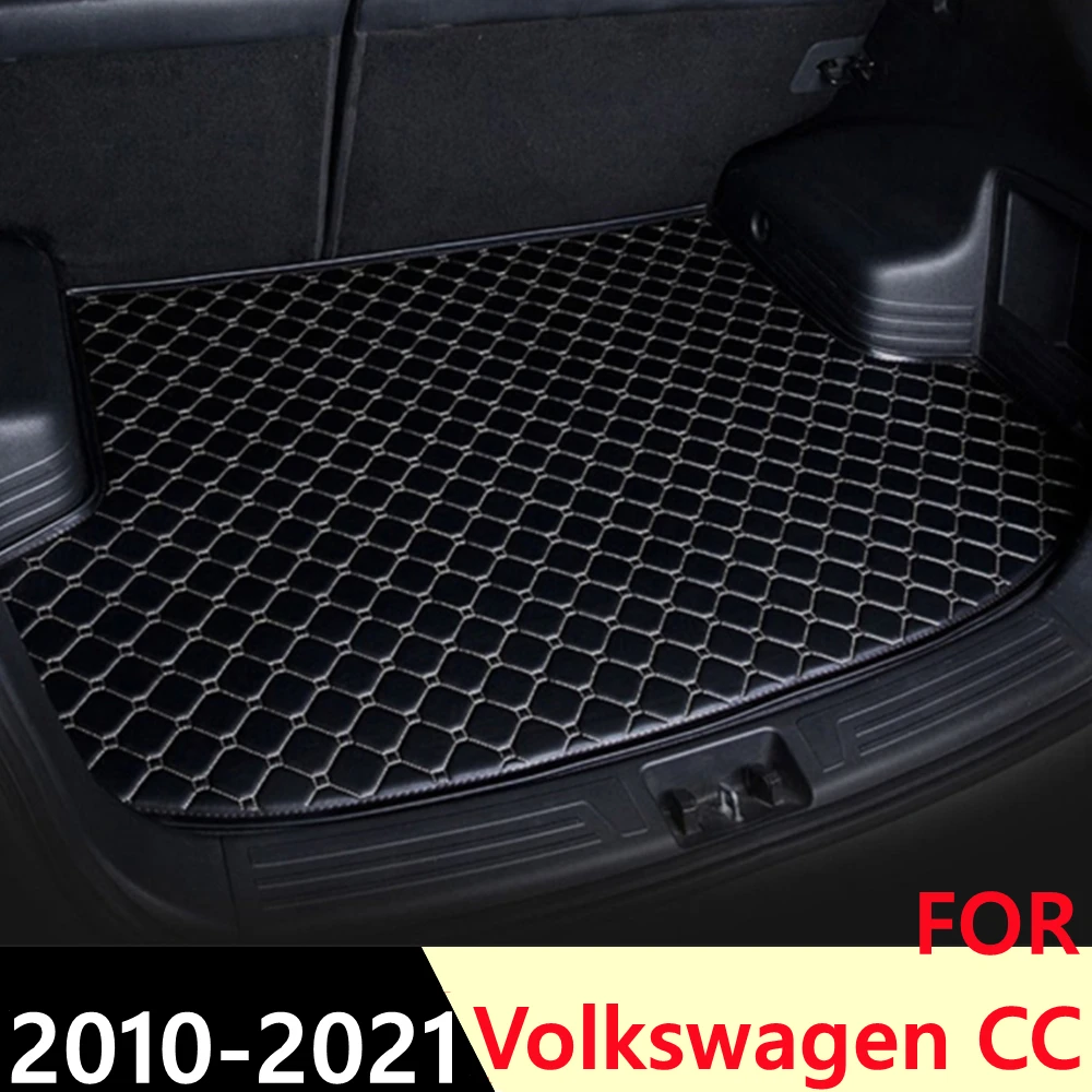 

Коврик для багажника автомобиля Volkswagen VW Touareg 2008-2021, плоский боковой водонепроницаемый задний Чехол для груза, коврик, задние аксессуары, под...