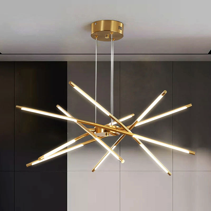 

Novelty Creative Pendant Lamps LED Livingroom Dining Iron Art Personality Luxury Minimalist Design Home Hanging Light Fixtures