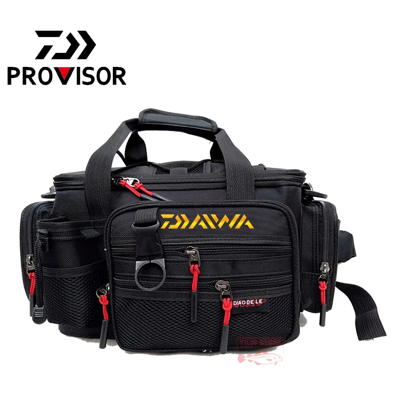 

Многофункциональная Рыболовная Сумка Daiwa, вместительная Холщовая Сумка на ремне для рыбалки, приманки, снастей, походов, рыбалки
