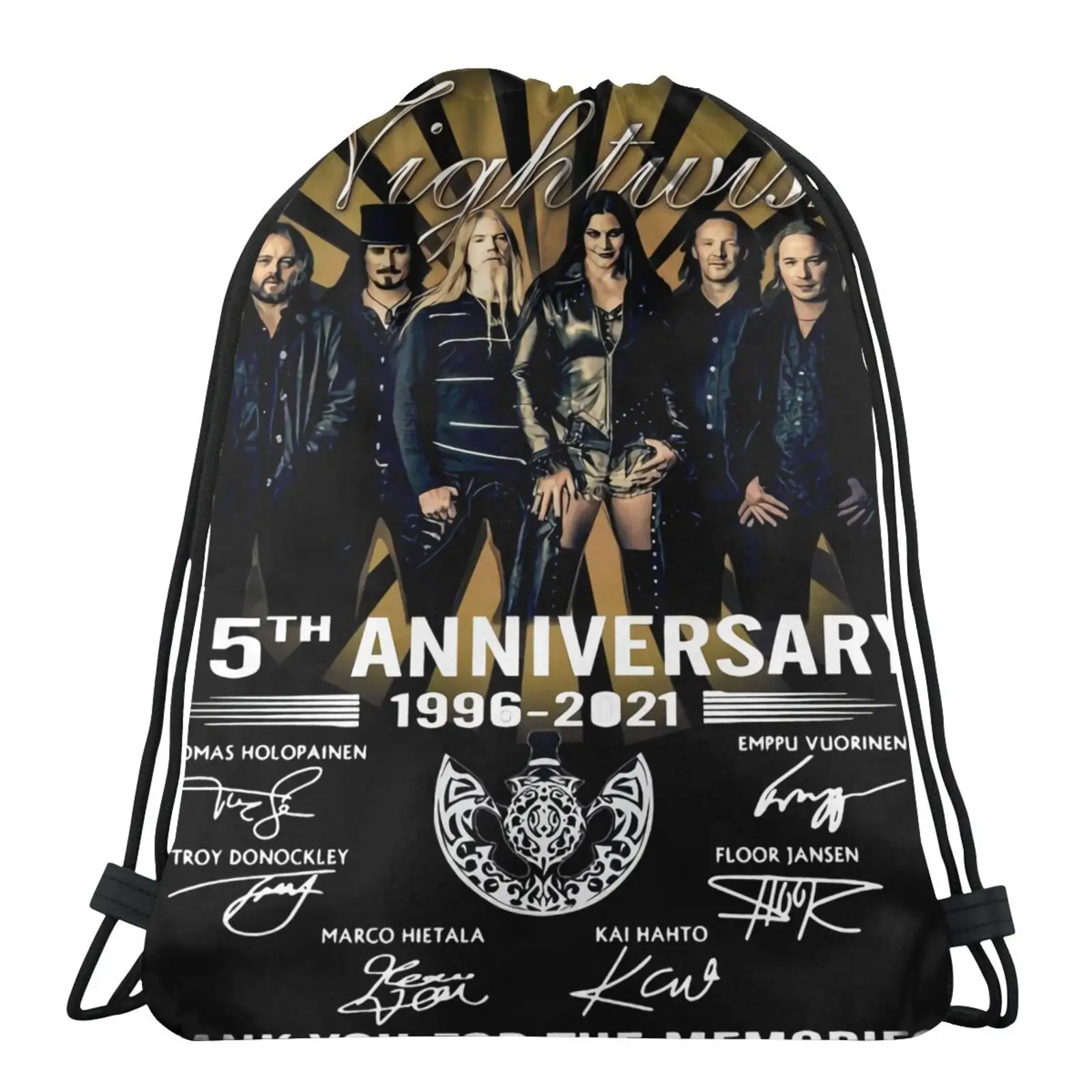 

20 Nightwish 25Th Anniversary 1966 Bag Screen Bag Bag Men's Backpack Bags For Girls Bags Women Children's Backpack Storage Bag