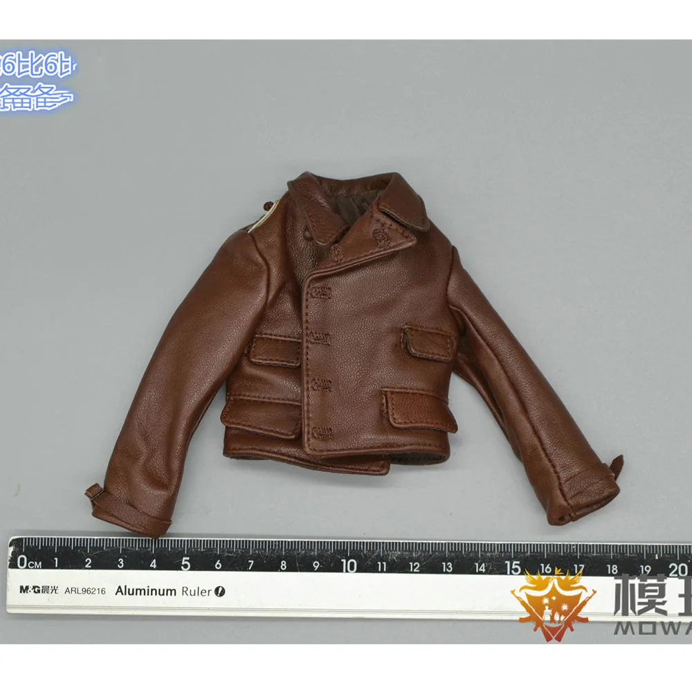 

DID 1/6 солдат D80154 Вторая мировая война Северная Африка пилот кожаная куртка для 12-дюймовых фигурок кукол