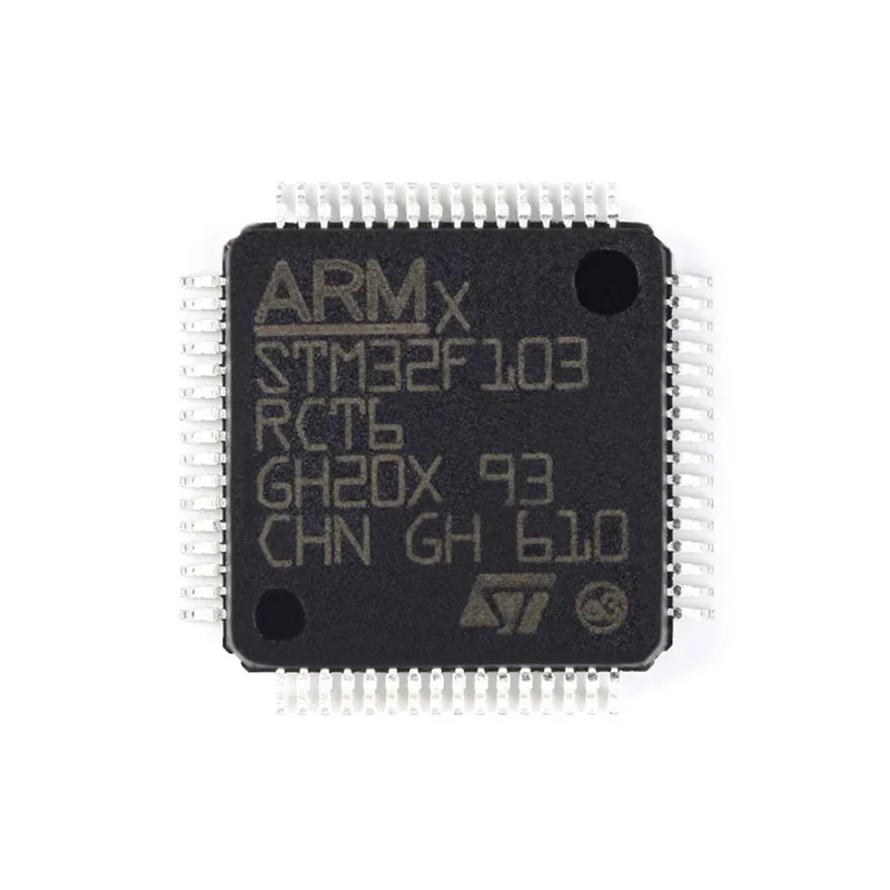 

10pcs/Lot STM32F103RCT6 LQFP-64 ARM Microcontrollers - MCU 32BIT Cortex M3 H/D 256 to 512 USB/CAN