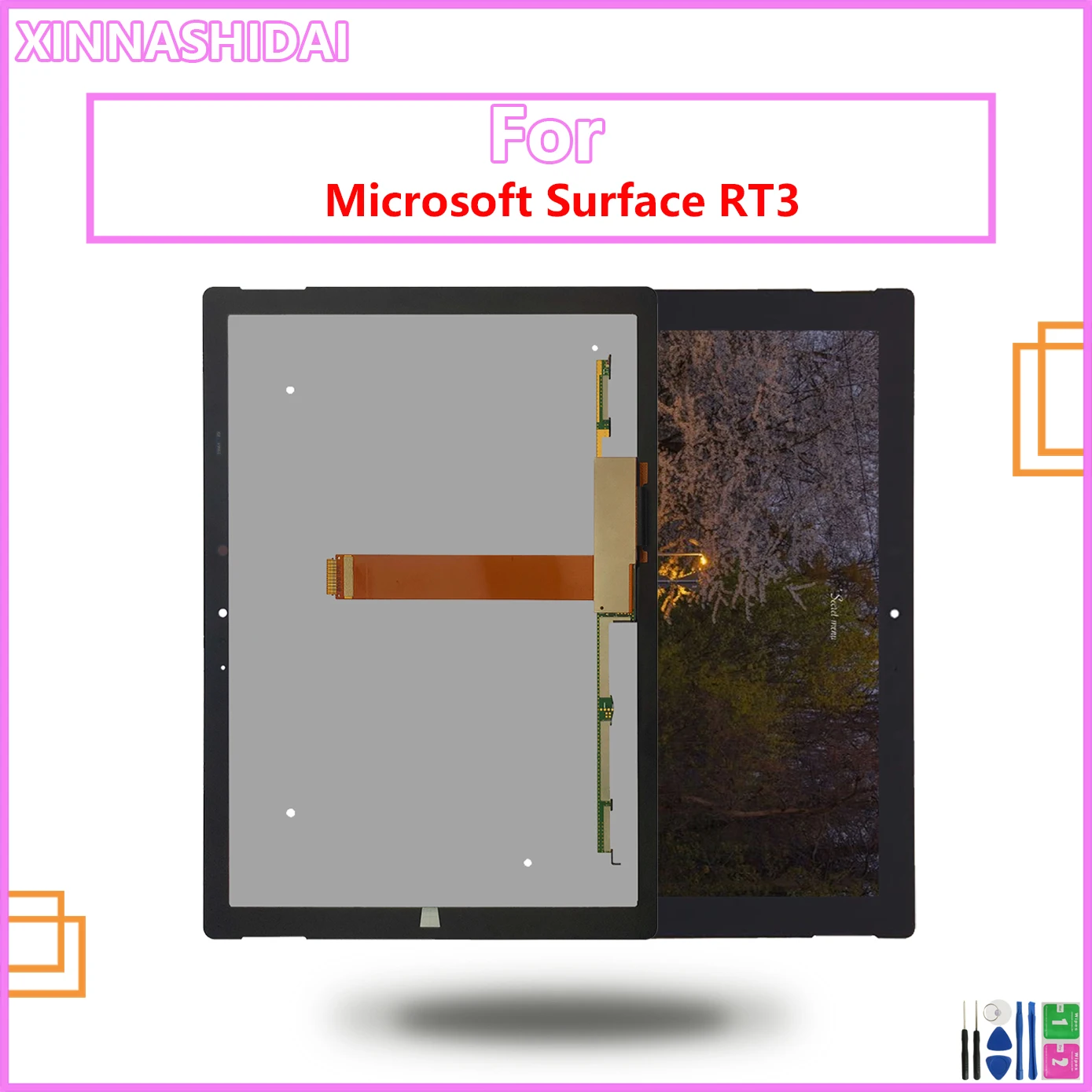 

Для Microsoft Surface 3 RT3 RT 1645 10,8 "ЖК-дисплей с сенсорным экраном в сборе для Microsoft Surface RT3 1657 LCD
