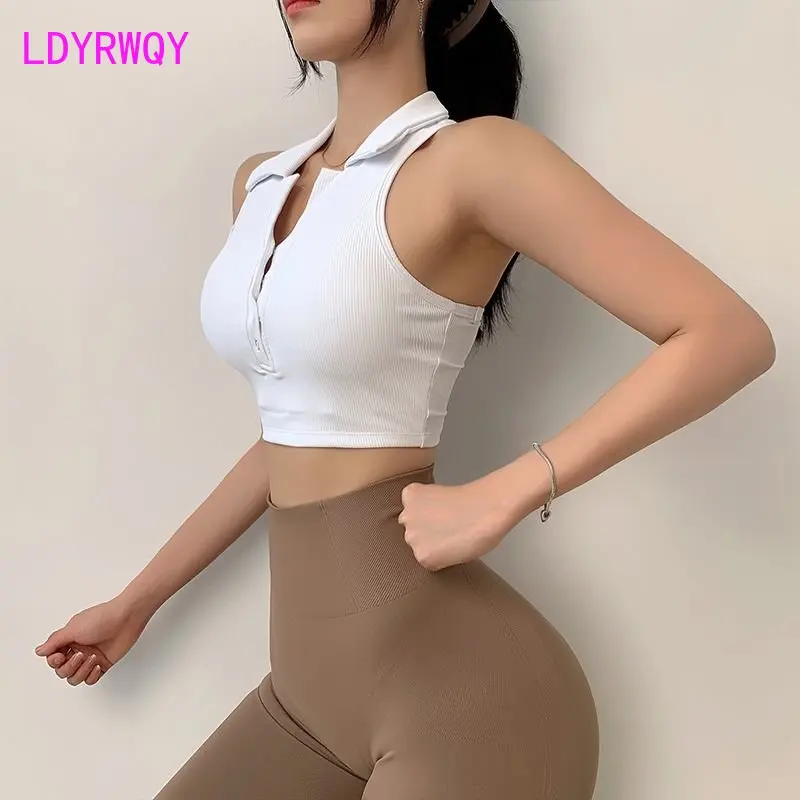 Женский однотонный лацкан с нагрудной подушкой и майкой