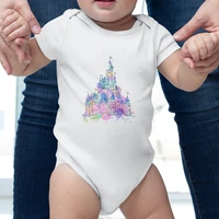 new products creative casual seasons infant bodysuits aesthetic disney mickey castle harajuku all match newborn romper