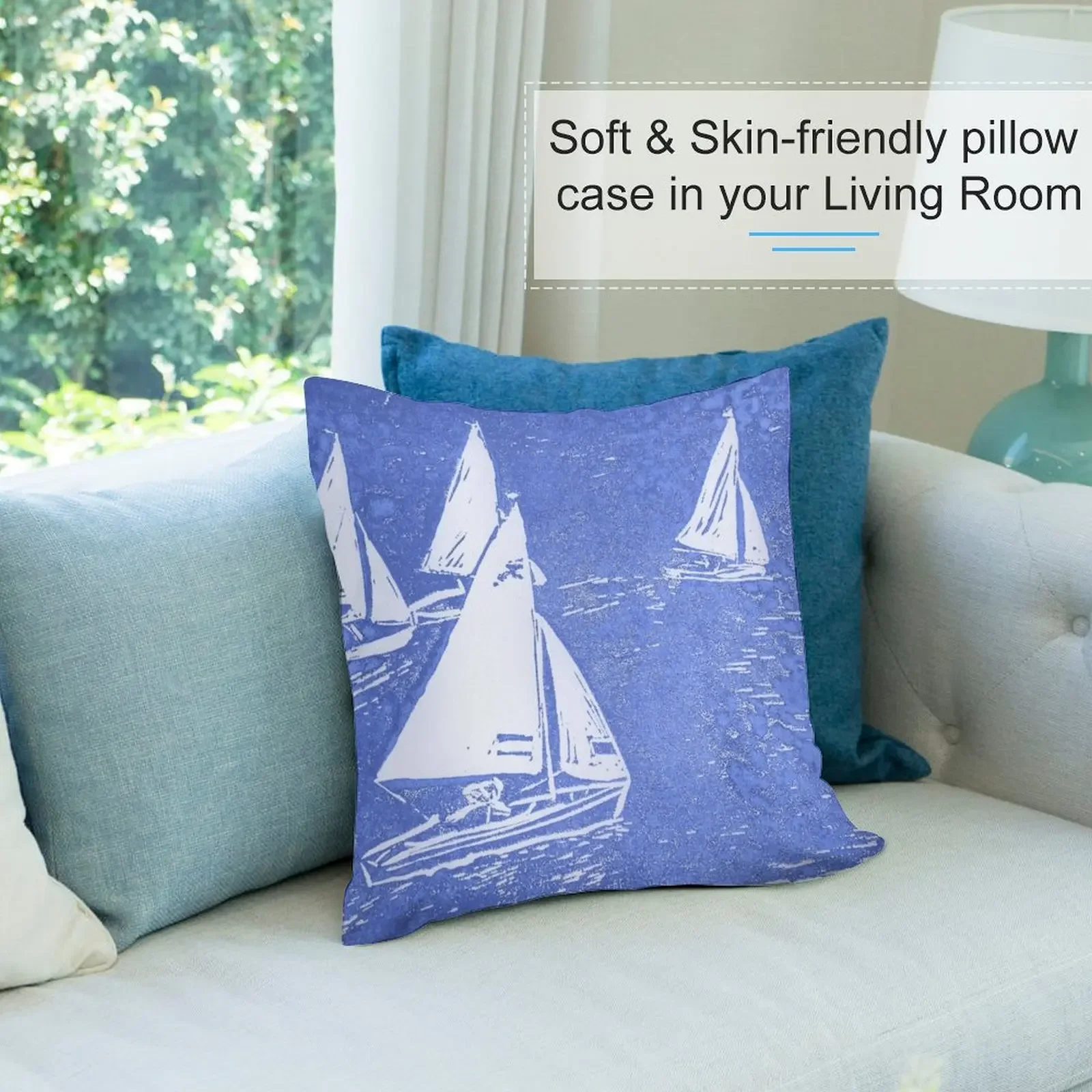 Полиэстерная наволочка с принтом Seabird Ravenspoint