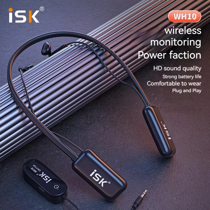 

ISK WH10HIFI Sound Quality 3D Surround Neck Wireless Bluetooth Headphones