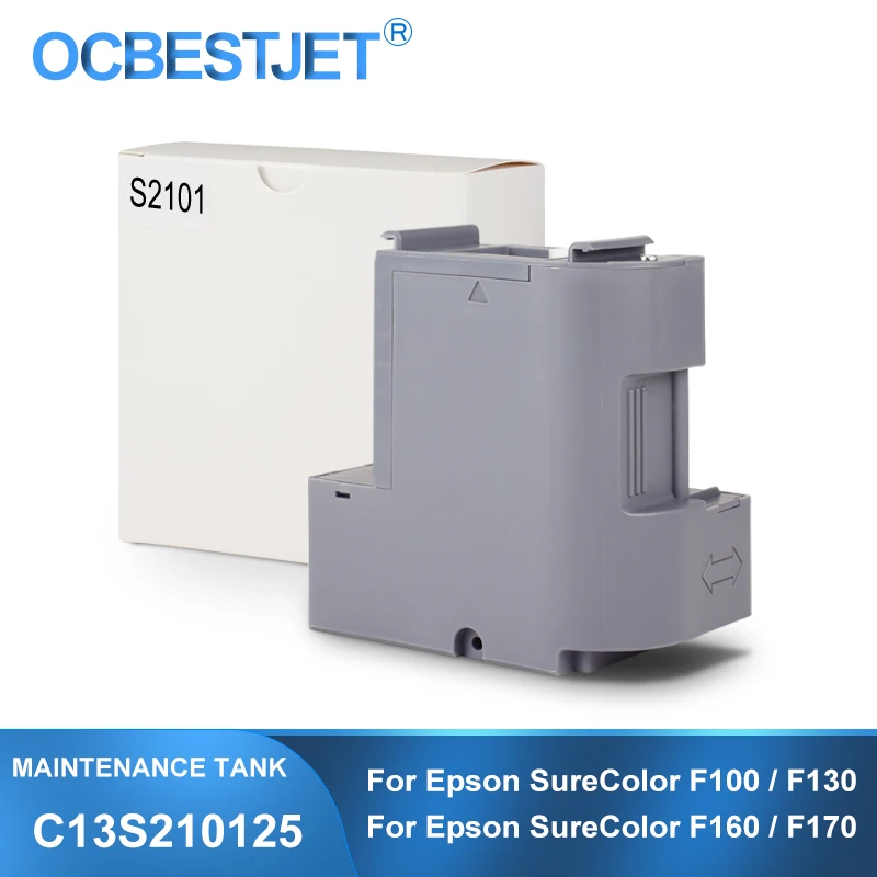 Резервуар для обслуживания C13S210125 S2101 резервуар чернил Epson SureColor F100 F130 F160 F170 |