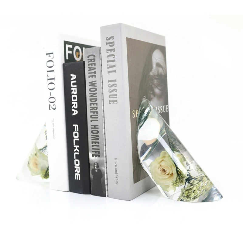 Формы для книг из смолы 3D Скошенные формы цилиндра силиконовые эпоксидной