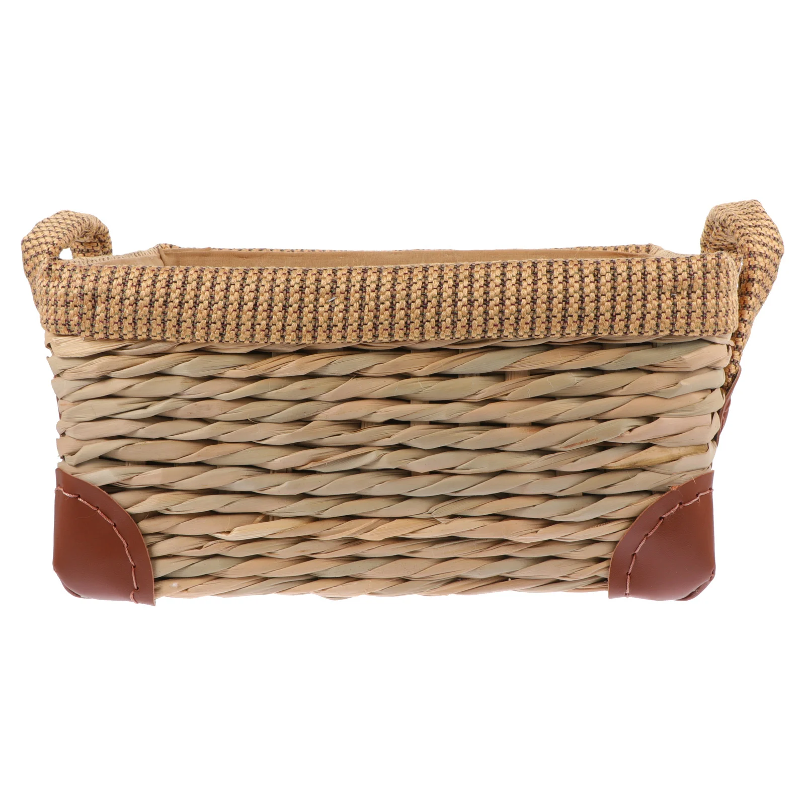 

Woven Fruit Storage Basket Outdoor Picnic Basket Hand-made Flower Basket