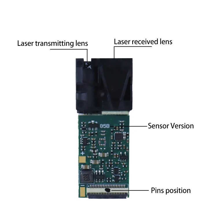 

Лазерный дальномер UART, модуль с цифровым сигналом на выходе, 20 м