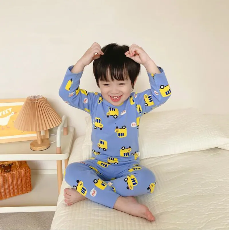 

Children Clothes Sets Kids Clothes Boys Girls Suit Pajamas Clothing Pants Cartoon Autumn winter Sleepwear Two-Piece Outfits