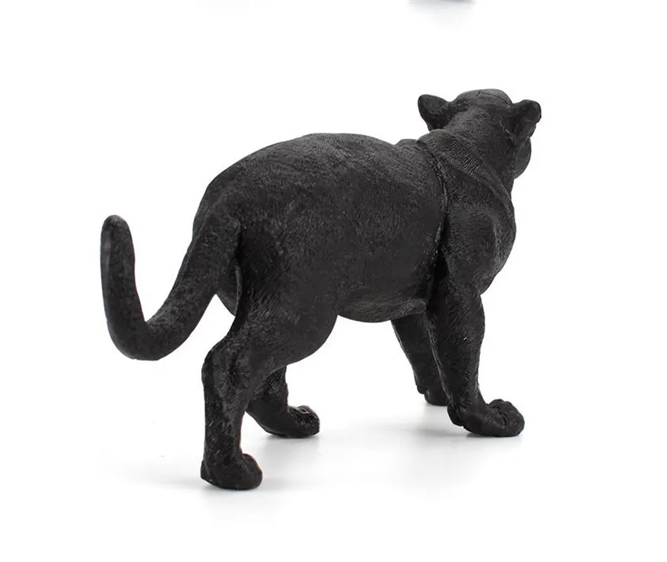 Фигурка черного модель пантера в виде диких животных