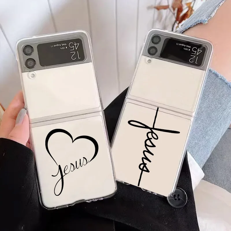 Чехол для телефона Христианская религиозная вера Иисуса Samsung Galaxy Z Flip 5 ZFlip 6